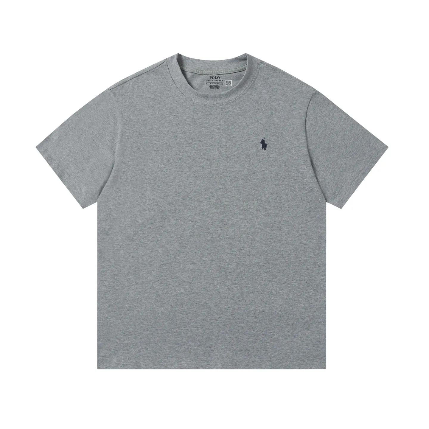 P114 Style number: A002 (no discount for running quantity) [Ralph Lauren round neck solid color pony embroidered logo pure cotton short sleeves] ✅270g double yarn fabric, custom woven and dyed threads ✅Original sticker Scan the QR code to enter the official website ✅Large version, loose and stylish, can wear up to 200 pounds Color: black white navy sky blue burgundy blue floral gray dark gray Size: S-XL